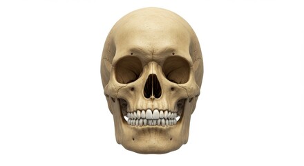 Obraz premium Human Skull Front View
