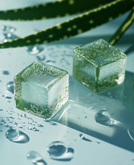 Refreshing Aloe Ice Concept
