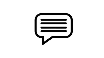 Chat bubble icon