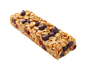 Healthy granola bar recipe kitchen food preparation home nutrition isolated on transparent background