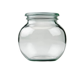 Crafting decorative displays clear glass jar home minimalist style aesthetic appeal isolated on transparent background