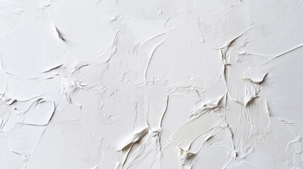 Abstract textured surface of white plaster.