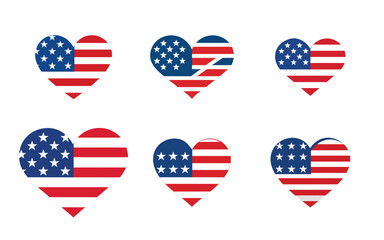 american flag icons