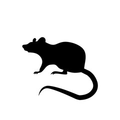 Mouse icon vector. Rat illustration sign. Jerboa symbol or logo