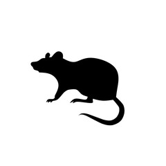 Mouse icon vector. Rat illustration sign. Jerboa symbol or logo