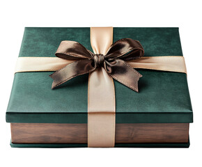 Gift box presentation for special occasions home elegant perspective isolated on transparent...