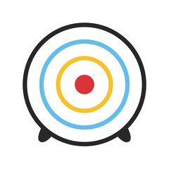 Target element line vector icon