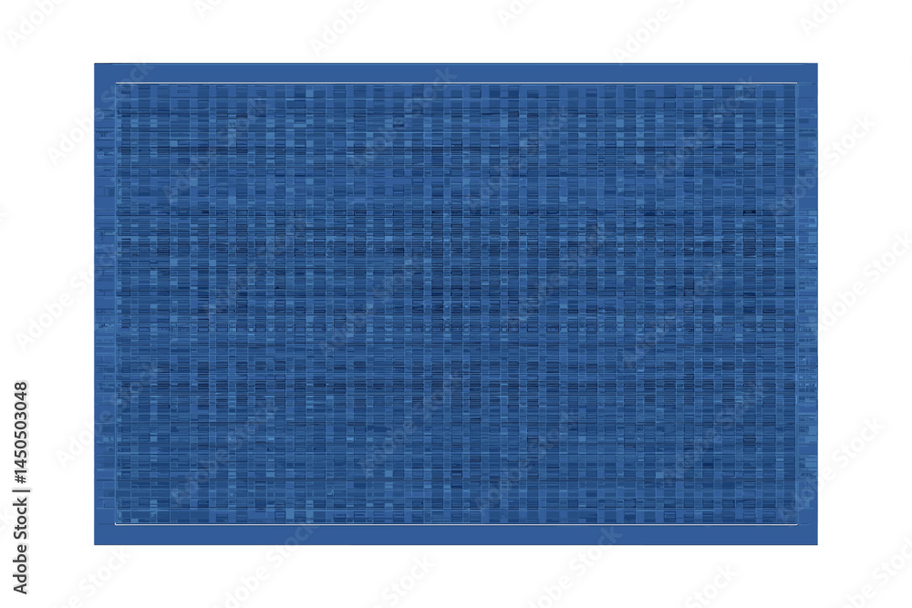 Poster geometric design of a blue grid pattern suited for technical drawing and design applications through