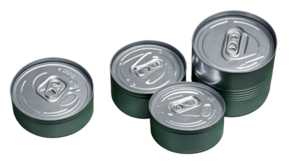 mini can box isolated on white background