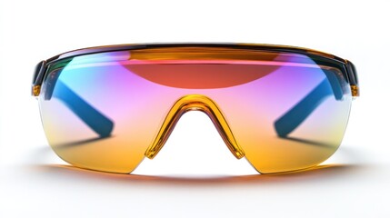 A laser safety glasses, isolated white background