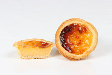 pastel de nata, the traditional Portuguese custard tart