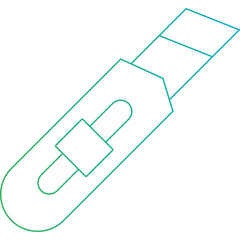 Cutter icon single vector illustration
