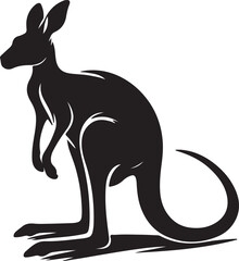 a kangroo vector