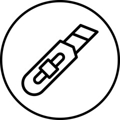 Cutter icon single vector illustration