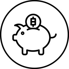 Money saver icon single vector illustration