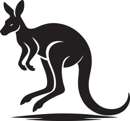 a kangroo vector