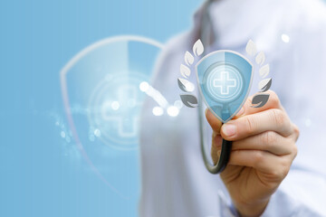 Innovative healthcare technology concept
