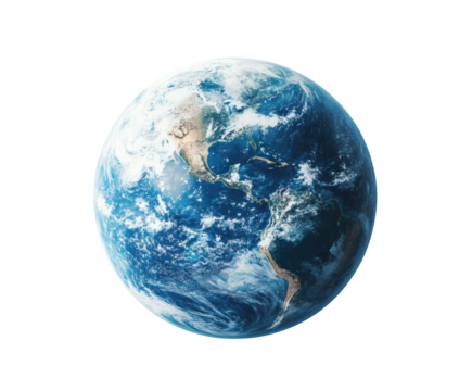 Exploring earth's beauty global perspective nature scene space view planet concept isolated on transparent background