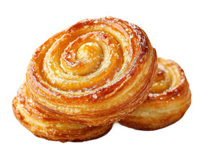 Baking fresh cinnamon rolls bakery kitchen food cozy environment isolated on transparent background