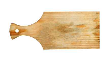 wooden cutting board isolated