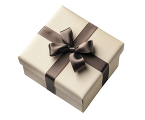 Gift giving celebration home product festive environment top view surprise isolated on transparent background