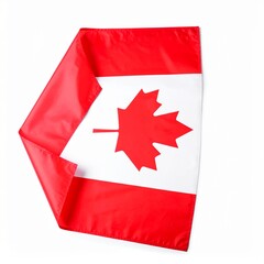Canadian Flag Flying Proudly – National Symbol of Canada AI Image