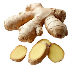 Harvesting fresh ginger root culinary delights home kitchen food natural lighting close-up flavorful cooking inspiration