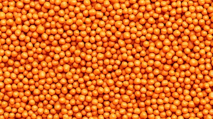 Orange spherical background texture