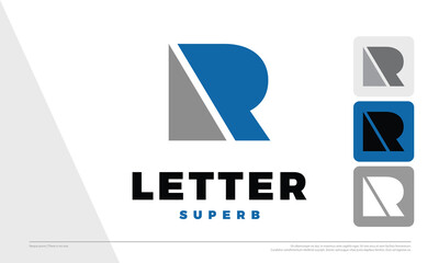 Initial Letter R Icon Illustration Design