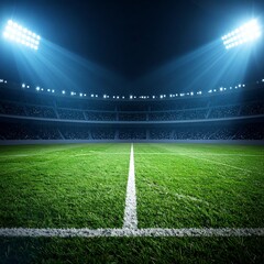 Panoramic View of a Modern Sports Stadium Under Dramatic Sky – High-Resolution Architecture and Event Venue Background