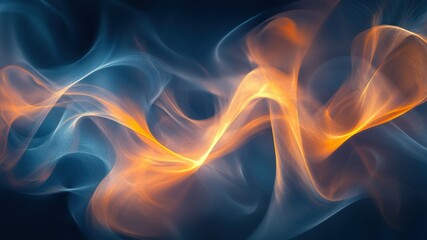 Fototapeta premium Abstract flowing dynamic background illustration