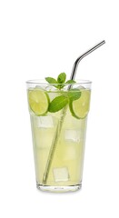 Refreshing Limeade with Mint
