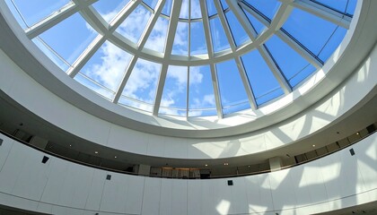 glass dome of a building