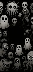 Obraz premium Wallpaper Ghost