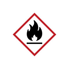 Flammable Symbol Icon Vector