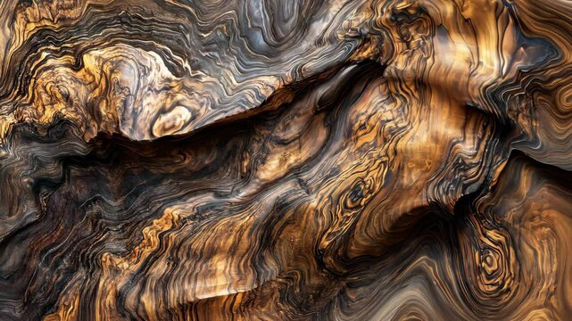 Mesmerizing fluid movement in abstract earthtoned patterns