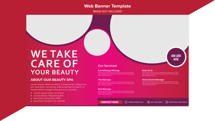 Beauty Services Template for Web