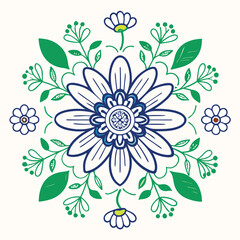 Fototapeta premium flower, abstract, illustration, botany, decoration, design, nature, pattern, vector, background, bubble, chat, comic, delicate, elegance, figure, form, geometry, graphic, image, label, message, minima