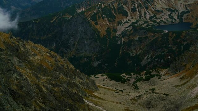 Afternoon Cloud Movement in Tatra Mountains Timelapse