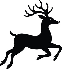 deer silhouette vector