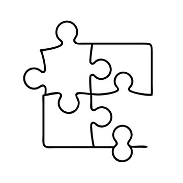 recommend clip art: jigsaw puzzle piece icon, jigsaw puzzle piece line art - simple line art of jigsaw puzzle piece, perfect for jigsaw puzzle piece logos and icons