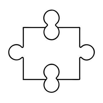 recommend clip art: jigsaw puzzle piece icon, jigsaw puzzle piece line art - simple line art of jigsaw puzzle piece, perfect for jigsaw puzzle piece logos and icons