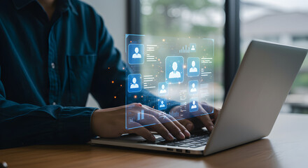 Hr recruitment management software for talent acquisition and employee management system online platform