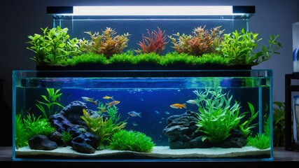 aquarium with fishes