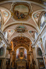Fototapeta premium Sant’Elena Sannita, Molise, Italy. Church of St. Michael the Archangel