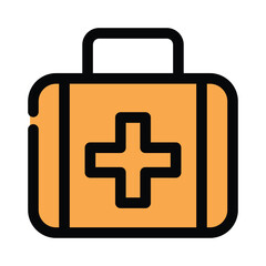 Obraz premium First aid tool icon design template