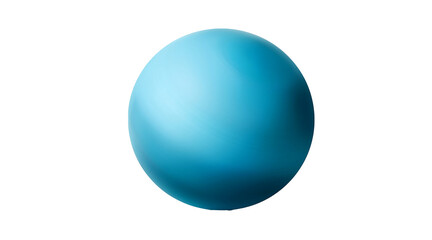 Planet Uranus isolated on transparent background