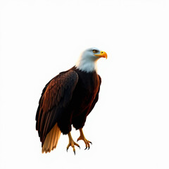 Obraz premium Fierce Beauty: An Eagle's Showcase