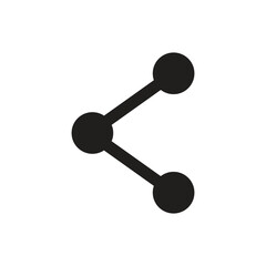 Share icon vector illustration. Data sharing icon.