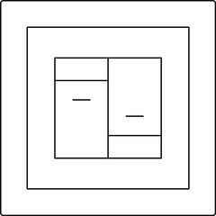 Switches 1 icon single vector illustration